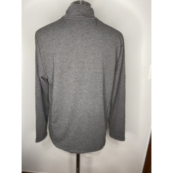 Orvis Mens Grey 1/4 Zip Size M Pull Over Shirt Knit Fishing Hiking - Picture 4 of 5